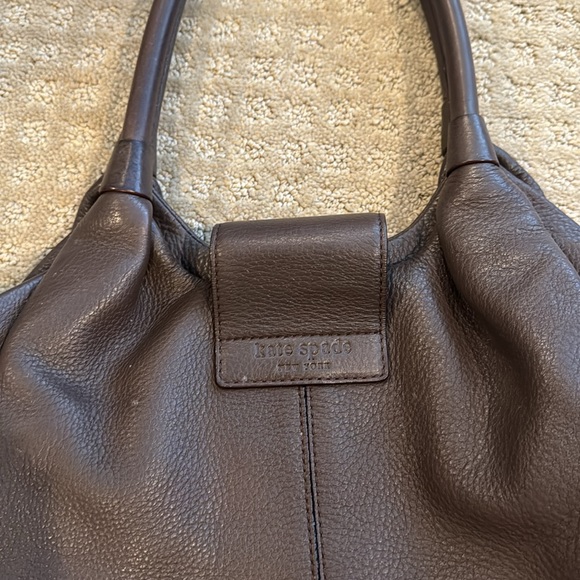 Brown leather Kate Spade handbag. Fits over shoulder. Great condition - Picture 4 of 7